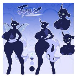 1:1 areola arthropod ass big_breasts big_butt breasts changeling fan_character fangs female friendship_is_magic hasbro horn insect_wings jynx_(oc) my_little_pony nipples nude smile tatemil thick_thighs wide_hips wings