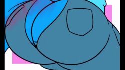 1boy animated ass_cleavage ass_expansion big_ass bubble_butt furry growth huge_ass hyper hyper_ass jaycario_(artist) lucario pokemon pokemon_(species) ripped_clothing sound sound_effects tagme thick_thighs video wardrobe_malfunction wide_hips