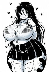 1female 1girls ai_generated big_breasts black_and_white black_eyes black_eyes_female black_hair black_hair_female black_skirt boa_hancock curvy curvy_body curvy_female curvy_figure dan16369336 female female_only long_hair long_hair_female microskirt one_piece school_uniform schoolgirl schoolgirl_uniform see-through see-through_clothing see-through_shirt shonen_jump shueisha skimpy sole_female sweat sweating tagme tagme_(artist) thick thick_thighs twitter_link unbuttoned_shirt weekly_shonen_jump weekly_shounen_jump wet_clothes wet_clothing wet_shirt white_shirt white_skin white_skinned_female wide_hips