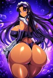 1female 1girls ai_generated big_ass big_booty big_butt black_hair black_hair_female blackfire breasts_bigger_than_head bubble_butt clothed clothing collar curvy curvy_body curvy_female curvy_figure dan16369336 dc dc_comics female female_only frilly gauntlets gem long_hair long_hair_female maid_outfit maid_uniform massive_hips metal_collar mini_skirt narrow_waist pink_gem shiny_hair short_bangs shoulder_pads silver_collar skimpy solo_female straight_hair straight_hair_female teen_titans violet_eyes