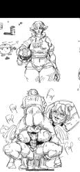 fang_(shinobupp) helmet hoodie paizuri shin_(shinobupp) shinobupp titfuck titjob