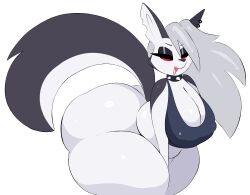 arizonathevixen ass big_ass big_breasts breasts bubble_ass bubble_butt chubby cleavage female furry hellhound helluva_boss huge_ass huge_breasts hyper_ass hyper_butt loona_(helluva_boss) tagme thick_thighs wide_hips