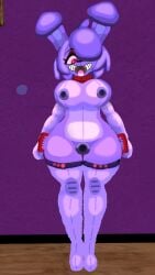 bonfie bonnie_(cally3d) bonnie_(fnaf) cally3d cosplay cryptiacurves embarrassed five_nights_at_freddy&#039;s fredina&#039;s_nightclub living_sex_doll pose vrchat