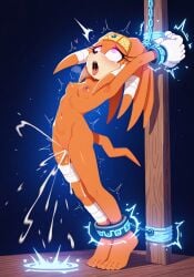 ahe_gao ai_generated arched_back cum cumming endless_orgasm feet forced_orgasm glowing_eyes hypnosis magic magic_circle magical_stimulation mind_control moaning multiple_orgasms pink_eyes pussy pussy_ejaculation sonic_(series) sonic_the_hedgehog_(series) standing tikal_the_echidna