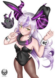 bunny bunny_costume bunny_ear bunny_ears bunny_girl bunny_tail bunnysuit gartsx hololive hololive_japan holox la+_darknesss virtual_youtuber