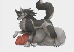 animal_genitalia animal_penis balls big_balls big_penis big_sheath canid canine canine_penis canis erection feral fur genitals hi_res huge_balls huge_cock huge_sheath hyper hyper_balls hyper_genitalia hyper_penis hyper_sheath male mammal monkeywithaafro nintendo penis sheath simple_background solo the_legend_of_zelda twilight_princess video_games white_background wolf wolf_link