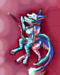 4:5 absurd_res anthro clothing dalton_(character) duo griff_(character) hi_res legwear male male/male sergal stockings universaldragon