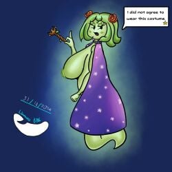 1girls big_breasts breasts disguise female female_only ghost ghost_girl lady_bow lbanano0206 mario_(series) paper_mario rose rose_(pvz)