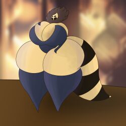 bee brown_fur chubby chubby_female chubby_male hollow_knight huge_ass huge_breasts huge_butt huge_thighs hyper hyper_testicles multieye nimrod_36 queen queen_bee queen_vespa stinger stinger_(anatomy) team_cherry thigh_highs thighhighs wasp wasp_waist