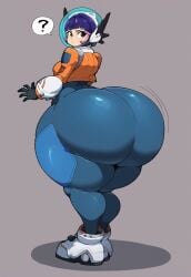 1girls ? ai_generated ass ass_focus big_ass blizzard bottom_heavy bubble_ass bubble_butt fat_ass female female_focus female_only fully_clothed huge_ass huge_thighs hyper hyper_ass juno_(overwatch) leggings massive_ass massive_thighs overwatch round_ass solo thick_ass thick_thighs tight_clothing wide_hips