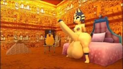 animal_crossing ankha bbw big_ass big_breasts breasts bubble_butt chip_at_night cleavage dunkin_kk_(artist) female furry futanari huge_ass huge_breasts nipples obese overweight tagme thick_thighs video wide_hips