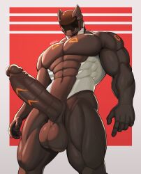 abs absurd_res anthro balls barazoku big_balls big_muscles big_pecs big_penis e-zoid erection genitals hi_res huge_balls huge_cock huge_muscles huge_pecs huge_thighs humanoid machine male manly muscular muscular_anthro muscular_arms muscular_legs muscular_male muscular_thighs not_furry nude pecs penis robot saggy_balls solo thick_arms thick_penis thick_thighs