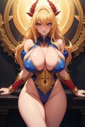 ai_generated big_ass big_breasts blonde_hair thick_thighs warrior wide_hips