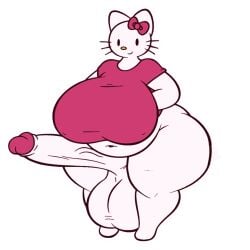 1futa anthro bbw breasts_bigger_than_head chubby chubby_futanari deadsector fat fat_ass furry_futa furry_futanari futa_only futanari hello_kitty hello_kitty_(character) hello_kitty_(series) hyper