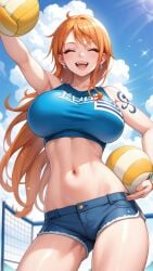 ai_generated female female_only mabos nami_(one_piece) one_piece_swimsuit