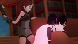 blake_belladonna ilia_amitola infected_heart lesbian magicalmysticva rwby spanking spanking_ass spanking_butt tagme tied_up video