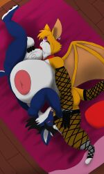 69_position alythewolfcat anthro balls bat bed bedroom big_balls big_breasts big_penis breast_play breasts canid canine canis clothed clothing dragon duo dust:_an_elysian_tail ear_piercing female fidget_(elysian_tail) fishnet_stockings furniture genitals hi_res huge_balls huge_breasts huge_cock hybrid hyper hyper_breasts hyper_genitalia hyper_penis male male/female mammal myron_bluefang_(crescent-blue-zero) mythological_creature mythological_scalie mythology nimbat oral partially_clothed penis piercing scalie sex wolf