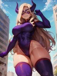 ai_generated big_breats curvy_female erotic_nansensu mount_lady mt_lady_boku_no_hero_academia my_hero_academia superheroine thick_thighs