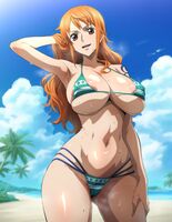 nami (one piece) from one piece by gokoai
