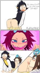 anus ass bruno_rascunho cb_do_grau comic dominant_female female gumball_watterson licking male male/female pervert pngtuber provocative submissive_male surprised tongue_out youtube youtuber