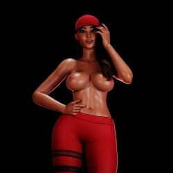 1girls artist_request breasts breasts_out female female_focus female_only fit fit_female fortnite large_breasts light-skinned_female light_skin red_pants ruby_(fortnite) solo solo_female solo_focus tagme topless topless_female