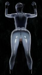 1girls 2020 3d 3d_(artwork) 9:16 alien alien_humanoid anus asari ass big_butt bioware black_background blue_body blue_hair blue_skin bound digital_media_(artwork) female female_only fingers genitals glistening glistening_body hair hi_res humanoid l liara_t'soni mass_effect nyes117 presenting presenting_anus presenting_hindquarters presenting_pussy pseudo_hair pussy rear_view restrained simple_background solo standing video_games wet_body wet_skin wide_hips