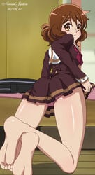 2021 ass barefoot hibike!_euphonium nanaeljustice oumae_kumiko panties school_uniform