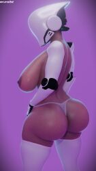ass ass_focus big_ass big_breasts big_nipples breasts fat_ass haydee haydee_(game) legs lingerie panties rvns3d seductive teasing