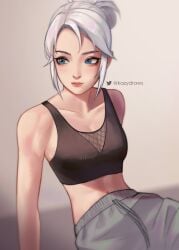 jett (valorant) from valorant by kazydraws
