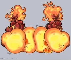 pyronite from ben 10 by torururuu