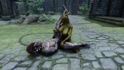 anthro anthro_only argonian argonian_female deeja incest jaree-ra pegging reptile reptilian scalie tagme the_elder_scrolls the_elder_scrolls_v:_skyrim video