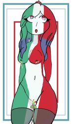 1girls brainwashed brainwashing breasts countryhumans countryhumans_girl cum cum_in_pussy eyes_rolling_back flag green_body green_hair hypnosis hypnotic_eyes italy_(countryhumans) licking licking_breast licking_cum licking_pussy mind_control peeing peeing_during_sex peeing_self red_body red_hair red_lipstick reprogramming robot robot_girl robotization rud_eyes sex_bot sex_slave shivering symbol-shaped_pupils symbol_in_eyes white_body white_hair