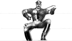 animated gay leather_clothing no_visible_genitalia tom_of_finland vintage whip