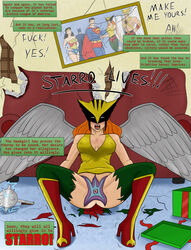 1girls batman broken_wall carter_hall dc dc_comics defeated defeated_heroine drool drool_on_face drool_string drooling female female_focus green_pants hawkgirl hawkman justice_league mace mask mind_control perky_nipples polmanning red_couch ruined_clothes ruined_couch saliva shaking shayera_hol starro superman surprise_sex torn_clothes torn_clothing trembling vaginal_penetration vaginal_sex wings yellow_shirt