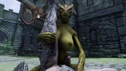 3d_animation animated anthro anthro_only argonian argonian_female deeja incest jaree-ra pegging pov reptile reptilian scalie tagme the_elder_scrolls the_elder_scrolls_v:_skyrim video