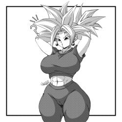 1girls abs baby_(dragon_ball) big_ass big_breasts black_and_white black_eyes body_change body_control brainwashing busty cameltoe coffeenexxa crop_top dragon_ball dragon_ball_gt dragon_ball_super dragon_ball_z huge_ass huge_breasts kefla large_breasts manga_cover neo_machine_mutant nexxa parasite parasitic_possession ponytail possessed possession potara_earrings potara_fusion solo takeover tank_top thick_thighs thunder_thighs toned_female tuffle tuffleization universe_6 white_hair wide_hips yoga_pants