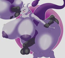 absurd_res anal anal_sex areola ass big_ass big_breasts big_butt breasts erect_nipples faceless_character faceless_male female genitals group group_sex hi_res huge_breasts humanoid itisjoidok legendary_pokémon male male/female mewtwo multicolored_body nintendo nipples penetration penis pokemon pokemon_(species) pokemon_only purple_eyes sex simple_background thick_thighs two_tone_body vaginal_penetration video_games wide_hips