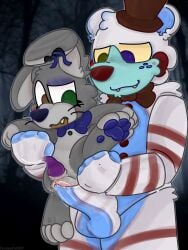 1ambiguous 1boy 4_fingers 4_toes adult_on_cub adult_on_young age_difference age_gap ambiguous_consent ambiguous_gender ambiguous_on_male analog_horror animatronic animatronic_male anthro anthro_on_anthro anthro_only anthro_penetrating_anthro artist_name balls bear big_cock big_dick big_dom_small_sub big_penis blue_belly blue_bowtie blue_eye blue_pawpads blue_stomach blush bow_tie bowtie brown_bowtie brown_hat bunny button buttons cheek_fluff cock cub cub_and_adult cub_on_adult cub_penetrated cum cum_in_pussy cum_inside cumming cumming_while_penetrated cuntboy cuntboy_sans_balls dick digital_media_(artwork) duo eyelashes eyeliner fang felixmcfurry fur furry furry_on_furry furry_only genderless gray_fur green_eyes grey_fur herm herm_on_male hermaphrodite heterochromia holding_partner intersex jizz knot large_cock large_dick large_penis leg_up legs_up male male_cub male_on_ambiguous male_only maleherm mammal markings_(fur) multi_genitalia no_eyebrows older_penetrating_younger olive_eyes open_mouth orange_mouth outdoors paw_pads paws penetration penis penis_in_pussy penis_size_difference possible_rape purple_penis pussy pussy_juice rabbit raised_eyebrow red_cheeks red_nose red_stripes rocket_(the_walten_files) semen sex showbear_(the_walten_files) signature size_difference small_cock small_dick small_penis small_sub_big_dom snout standing standing_sex stock_image_background strange_penis stripes the_walten_files top_hat tophat two_tone_body two_tone_fur unsure unusual_penis ursid ursine vaginal_penetration vaginal_sex whiskers white_fur wires yellow_sclera young younger_penetrated younger_sub