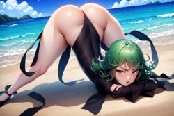 ass_up green_hair tagme tatsumaki