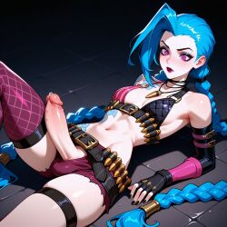 jinx (league of legends) from league of legends by lunaart