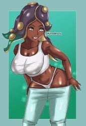 ass marina_(splatoon) nsfw off_the_hook_(splatoon) splatoon splatoon_2 tagme