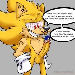 1:1 anthro balls cock_vore duo english_text eulipotyphlan extreme_size_difference fleetway_comics fleetway_sonic_(character) genitals hi_res male male/male mammal penetration penile penis predator/prey sega shadydaone size_difference sonic_(series) sonic_the_comic sonic_the_hedgehog sonic_the_hedgehog_(comics) sonic_the_hedgehog_(series) speech_bubble text urethral urethral_penetration vore