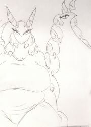 big_breasts blahblah866 breasts female huge_breasts pokemon pokemon_(species) scolipede tagme thick_thighs wide_hips