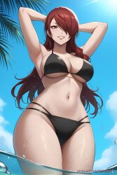 ai_generated aichat bikini candid ecchi mitsuru_kirijo persona_3 pinku pinku.ai pinkuai river wet