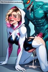 ai_generated gwen_stacy gwen_stacy_(spider-verse) kurtvink marvel spider-gwen spider-gwen_(spider-verse) spider-man:_across_the_spider-verse