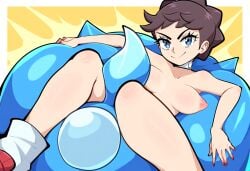 1girls 2025 2d ai_generated big_breasts diantha_(pokemon) female large_breasts mullon nipples novelai nude pokemon pokemon_(anime) pokemon_journeys pokemon_xy solo solo_female solo_focus