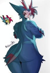 big_ass bird_girl bubble_butt cartoonwizzard furry furry_female oc original_character owl sophia_(cartoonwizzard)