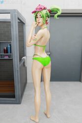 3d ass femele finger_on_lip fortnite giocamolly oiled_skin outerwear underwear wet_skin zoey_(fortnite)