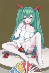 fanart hatsune_miku mesugaki mesugaki_miku mikumikudance mimukauwa_nice_try_(vocaloid) tagme