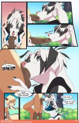 canine comic female furry male sex shakeandbake text